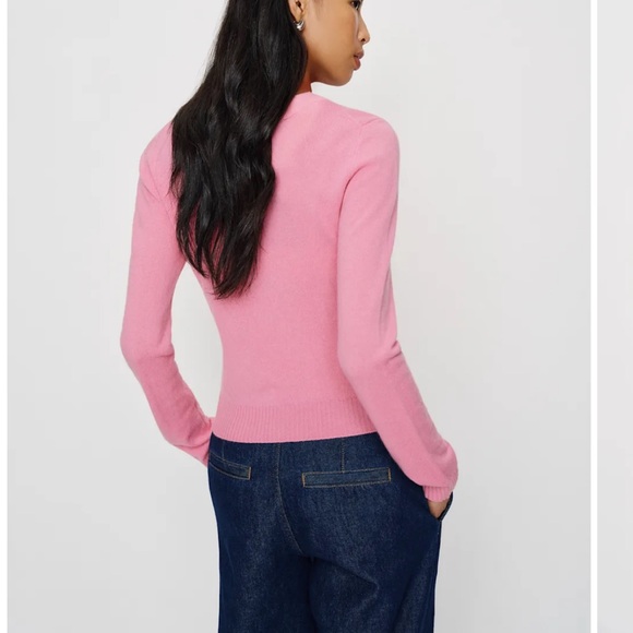 Reformation Cashmere Crew Sweater NWT - Picture 5 of 5